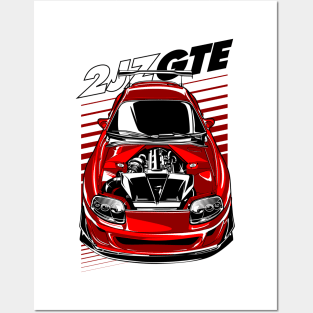 Toyota Supra MK4 2JZGTE Posters and Art